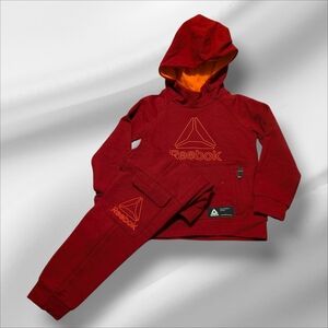 Reebok Red Hoodie and Joggers Set